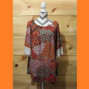Win Win floral tunic (Oct-2)
